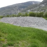 A9 Rhoneautobahn, Probeschüttung Lufu