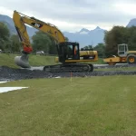Autobahn A9, Steg / Gampel Ost - Visp West, Bodenzwischenlager