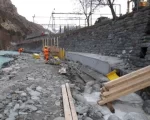 Mesures d'urgence à Vispa après les inondations de 2024, commune de Stalden 
