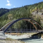 Fussgängerbrücke Sand