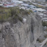Sprengung Grossblock Colline de Géronde, Siders