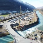 Dükereinhub als Luftaufnahme