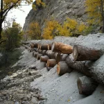 Sprengung Grossblock Colline de Géronde, Siders
